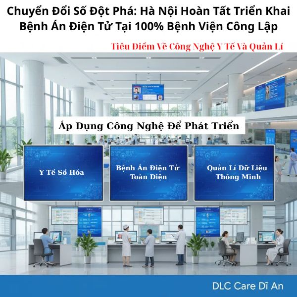 Chuyển đổi số đột phá: Hà Nội hoàn tất triển khai Bệnh án điện tử tại 100% bệnh viện công lập. (Tiêu điểm về công nghệ y tế và quản lý) 11 2