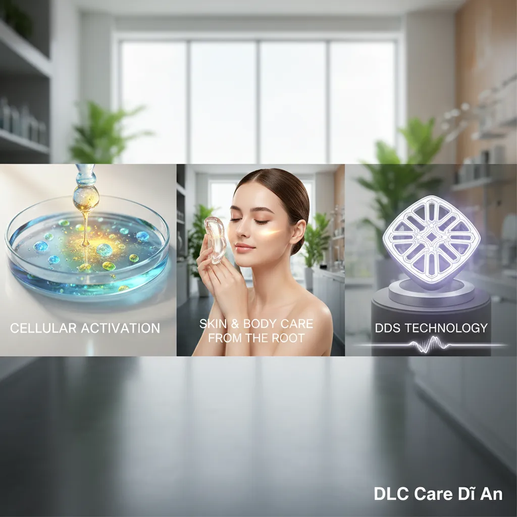 Sắc Khí Rạng Ngời Tự Nhiên: Kích Hoạt Năng Lượng Tế Bào, Chăm Sóc Da & Dáng từ Gốc với Công Nghệ DDS 11 công nghệ dds